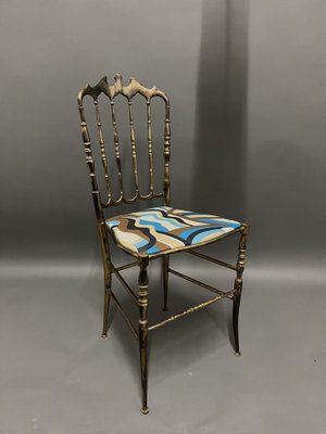 Italian Chiavari Chair in Brass, 1960s-EK-1811821