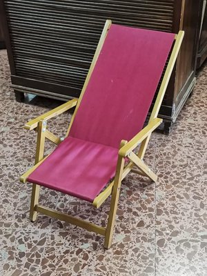 Italian Children's Beach Chair, 1960s-RAQ-841127