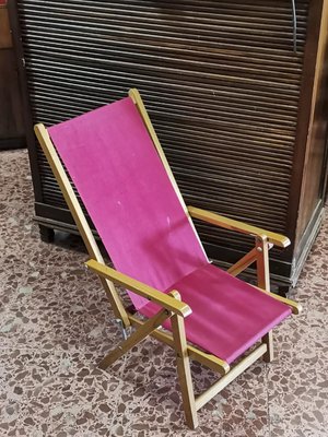 Italian Children's Beach Chair, 1960s-RAQ-841127