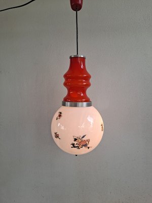 Italian Children's Ceiling Light, 1950s-HIT-1196455