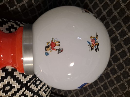 Italian Children's Ceiling Light, 1950s-HIT-1196455