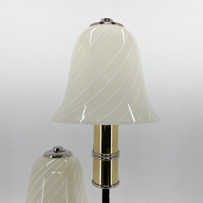 Italian Chrome & Murano Glass Magic Mushrooms Floor Lamp, 1970s-TZ-1436892