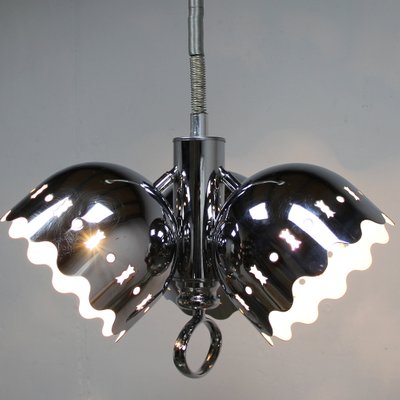 Italian Chromed 3-Spotted Ceiling Lamp-NE-1262812