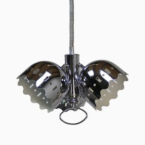 Italian Chromed 3-Spotted Ceiling Lamp-NE-1262812