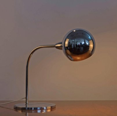 Italian Chromed Brass Venticinque Table Lamp by Sergio Asti for Candle Fontana Arte, 1960-JDR-1125533