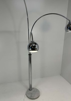 Italian Chromed Floor Lamp by Reggiani, 1970s-FF-2021840