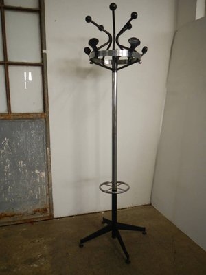 Italian Chromed Metal Coat Stand, 1970s-WWQ-864990