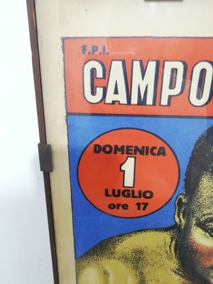 Italian Cinzano Ray Sugar Robinson Torino Poster, 1951-HNE-1314732