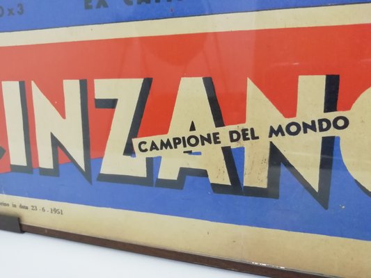 Italian Cinzano Ray Sugar Robinson Torino Poster, 1951-HNE-1314732