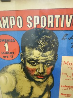 Italian Cinzano Ray Sugar Robinson Torino Poster, 1951-HNE-1314732