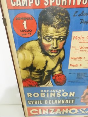 Italian Cinzano Ray Sugar Robinson Torino Poster, 1951-HNE-1314732