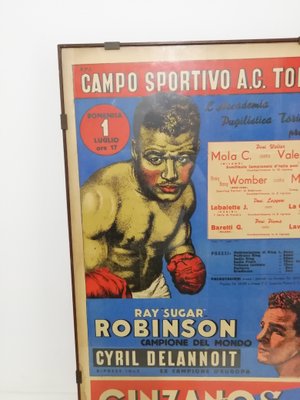 Italian Cinzano Ray Sugar Robinson Torino Poster, 1951-HNE-1314732