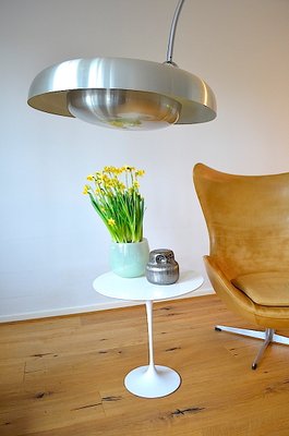 Italian Clamped Bowing Lamp by Pirro Cuniberti for Sirrah Imola, 1970s-OV-1257138