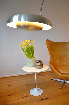 Italian Clamped Bowing Lamp by Pirro Cuniberti for Sirrah Imola, 1970s-OV-1257138