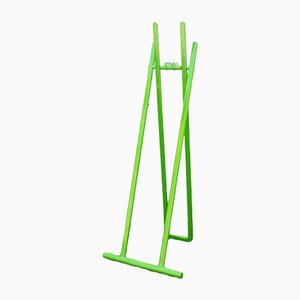 Italian Clothes Stand in Green Metal, 1970s-VCV-1296099