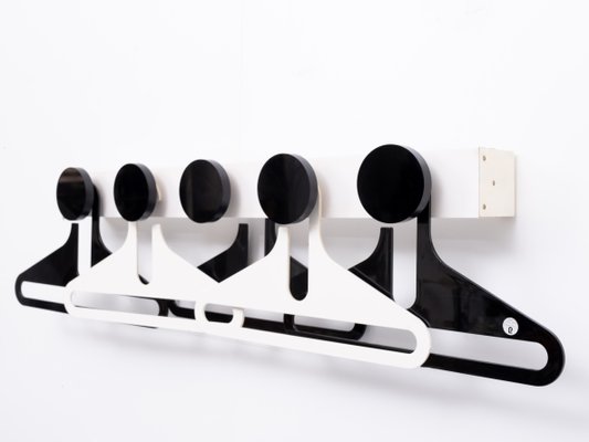 Italian Coat Rack and Hangers by Danilo Silvestrin, 1970s-GCG-1089951