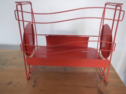 Italian Coca Cola Magazine Rack, 1970s-WWQ-829819