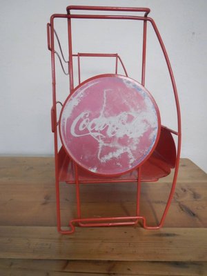 Italian Coca Cola Magazine Rack, 1970s-WWQ-829819