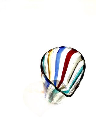 Italian Cocktail Glasses in the style of Gio Ponti for Murano Verre, 2004, Set of 7-TKI-1798004