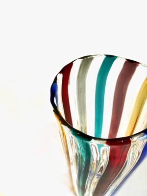 Italian Cocktail Glasses in the style of Gio Ponti for Murano Verre, 2004, Set of 7-TKI-1798004