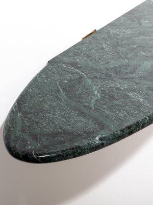 Italian Console in Verde Guatemala Marble, 1960s-CC-2015953