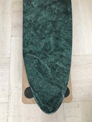 Italian Console in Verde Guatemala Marble, 1960s-CC-2015953