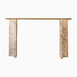 Italian Console Table in Marble-YWH-1823287