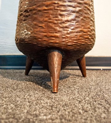 Italian Copper Umbrella Vase from Decalage, 1950s-VCV-743314