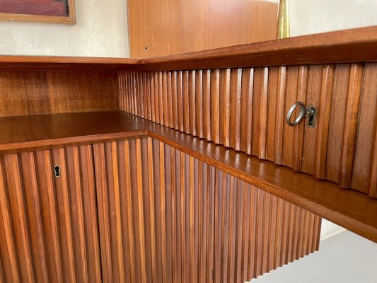 Italian Corner Desk in Mahogany by Paolo Buffa for La Permanente Mobili Cantù, 1950-FQ-1452649