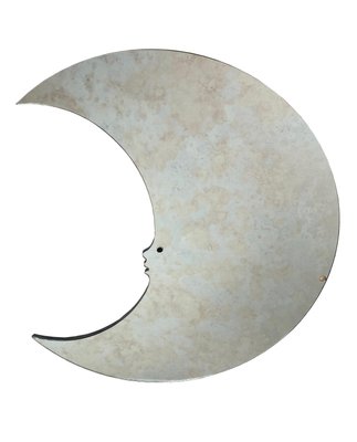 Italian Crescent Moon Wall Mirror, 1970s-LYQ-1171661