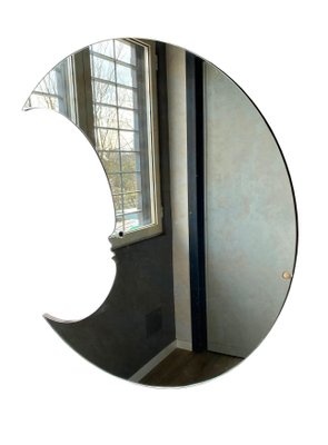 Italian Crescent Moon Wall Mirror, 1970s-LYQ-1171661