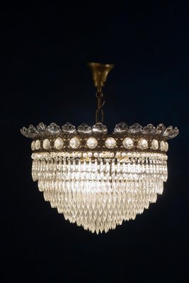 Italian Crystal Chandelier, 1940-MBH-1073779