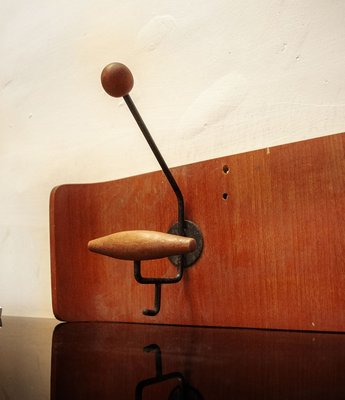 Italian Curved Plywood Coat Rack from Fratelli Reguitti, 1950s-VCV-737351