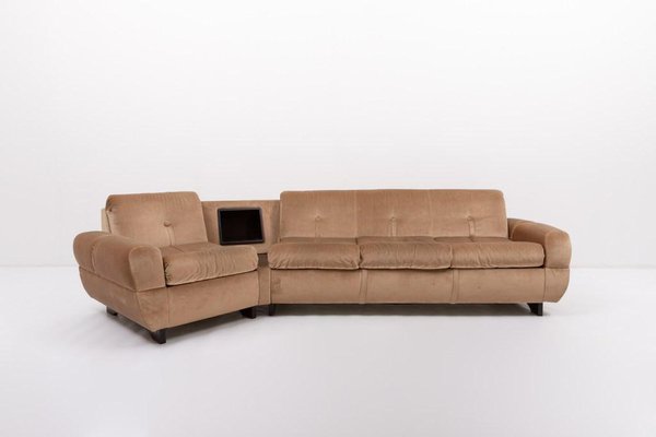 Italian Curved Sofa, 1960s-KMC-1739472