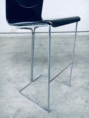 Italian DADA Bar Stool Set by Georges Coslin for Mesero, 1980s, Set of 4-RQV-1292110