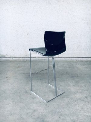 Italian DADA Bar Stool Set by Georges Coslin for Mesero, 1980s, Set of 4-RQV-1292110