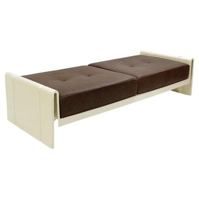 Italian Daybed in Leather and Fiberglass by Rodolfo Bonetto, 1969-JG-1239345