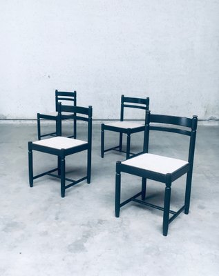 Italian Design Dining Chair from MCM, 1960s, Set of 4-RQV-1334084