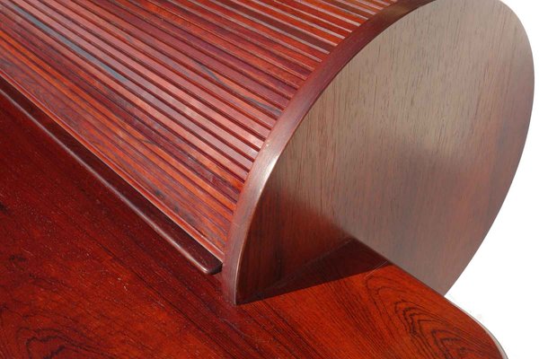 Italian Design Rosewood Desk by Maya Giotto Stoppino for Bernini, 1960s-KGD-1126469