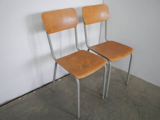 Italian Desk Chairs, 1970s, Set of 2-WWQ-884757