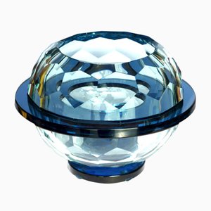 Italian Diamond Glass Bowl, 1960s-KGD-703622