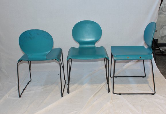 Italian Dining Chairs, 1970s, Set of 3-HZ-541034