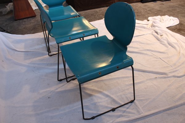 Italian Dining Chairs, 1970s, Set of 3-HZ-541034