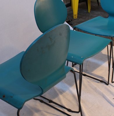 Italian Dining Chairs, 1970s, Set of 3-HZ-541034