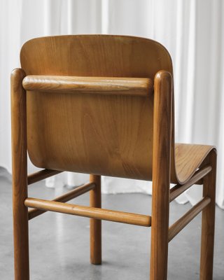 Italian Dining Chairs in Bentwood, 1960s, Set of 4-QAX-1751115