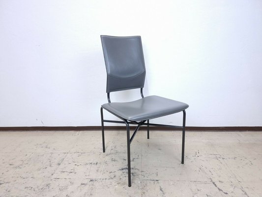 Italian Dining Chairs in Leather by Matteo Grassi, Set of 6-BVM-1397505