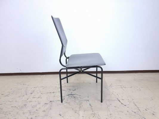 Italian Dining Chairs in Leather by Matteo Grassi, Set of 6-BVM-1397505