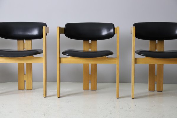 Italian Dining Chairs in the style of Tobia Scarpa, 1970s, Set of 6-DXL-1743393