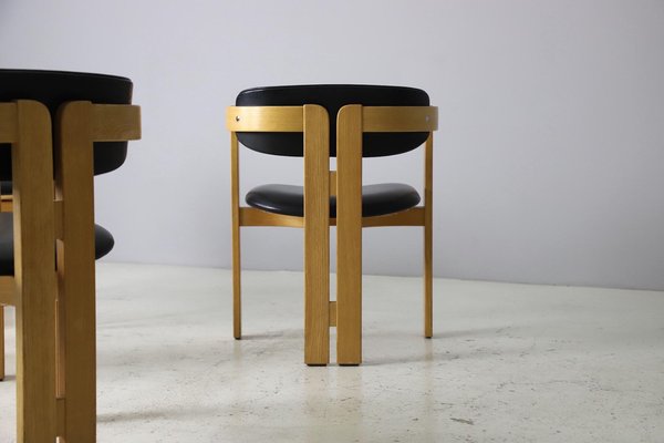 Italian Dining Chairs in the style of Tobia Scarpa, 1970s, Set of 6-DXL-1743393