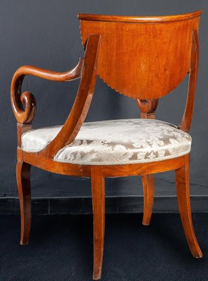 Italian Dining Chairs with Armchairs, 1790s, Set of 10-MBH-1032613